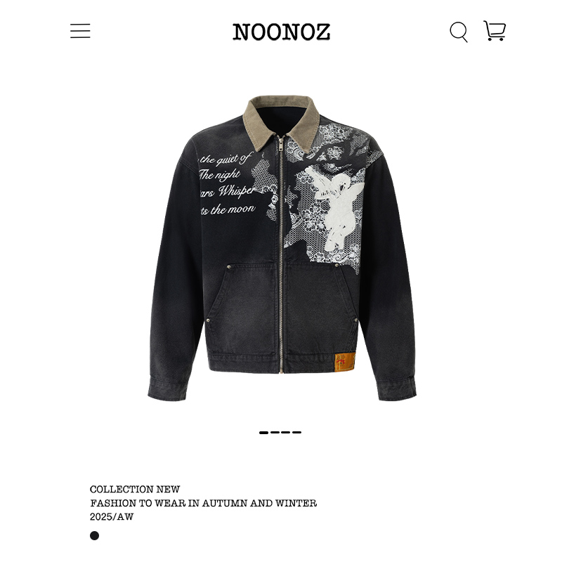 NOONOZ翻领秋季宽松型