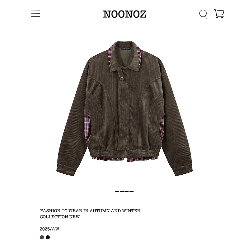 灯芯绒美式夹克男早秋中性风