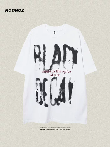 Дизайнерская летняя брендовая футболка с коротким рукавом для влюбленных, в американском стиле, короткий рукав, оверсайз, тренд сезона