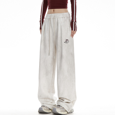 NOONOZ美式高街水洗卫裤休闲裤