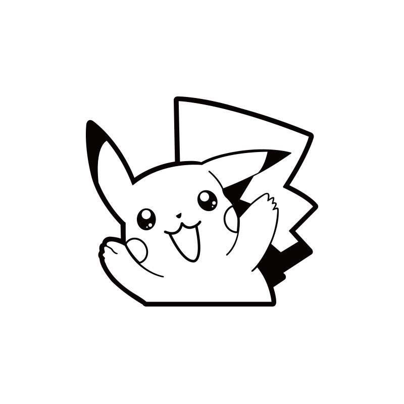 卫生间皮卡丘1片卡通动漫马桶d盖防水可爱浴室装饰贴画网红