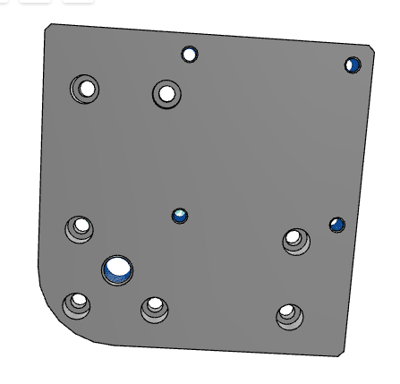 脚轮连接板镀锌ACF26-G306-6630R-A-M12 ACF26-G306-30-A-M16