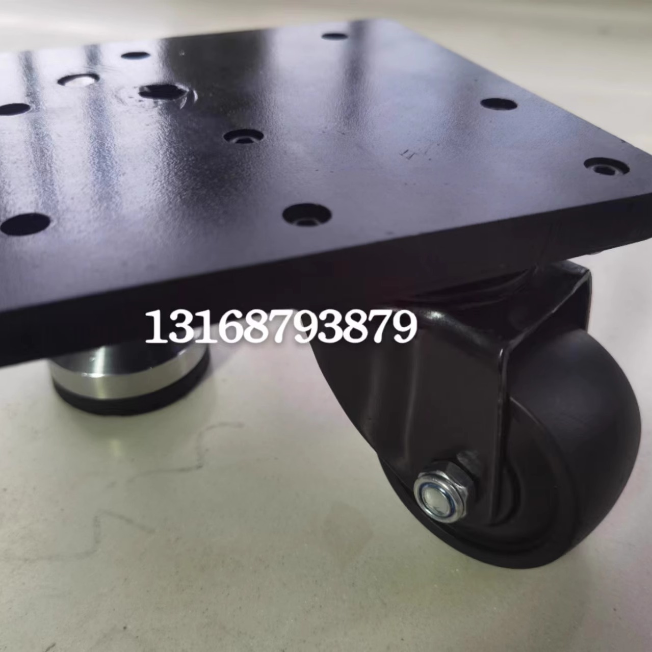 CAL75 CAZL75-M CAZL75-R CAZL75-U 带调整块脚轮固定板轮