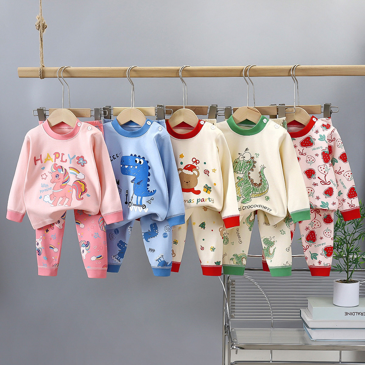 儿童内衣套装纯棉男童秋衣秋裤宝宝衣服保暖女童家居服秋装童装