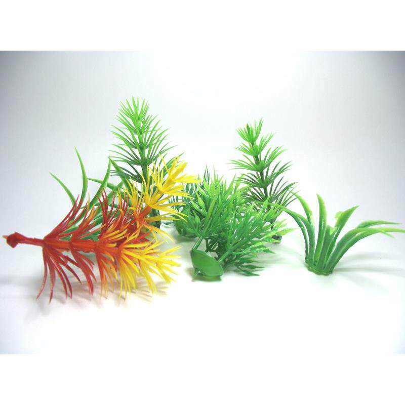 仿真塑料草五款 全草不带料枝沙盘小草微景观草地 装饰草植物水草
