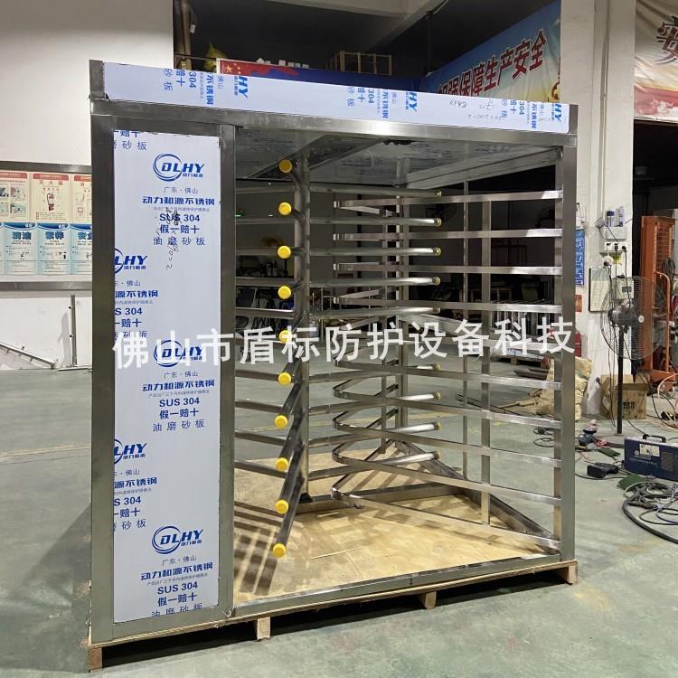生产火车站出入口单向全高转闸半高矩形旋转人行通道门手动旋转门