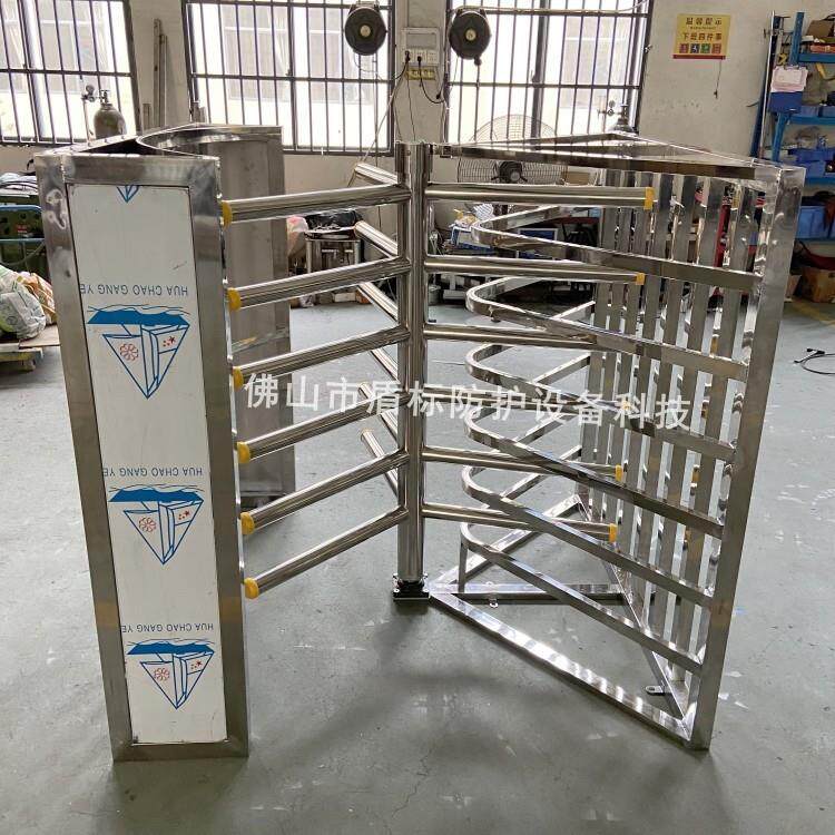 篮球馆游乐场单向旋转门手动半高单向门单向转闸 景区车站通道门