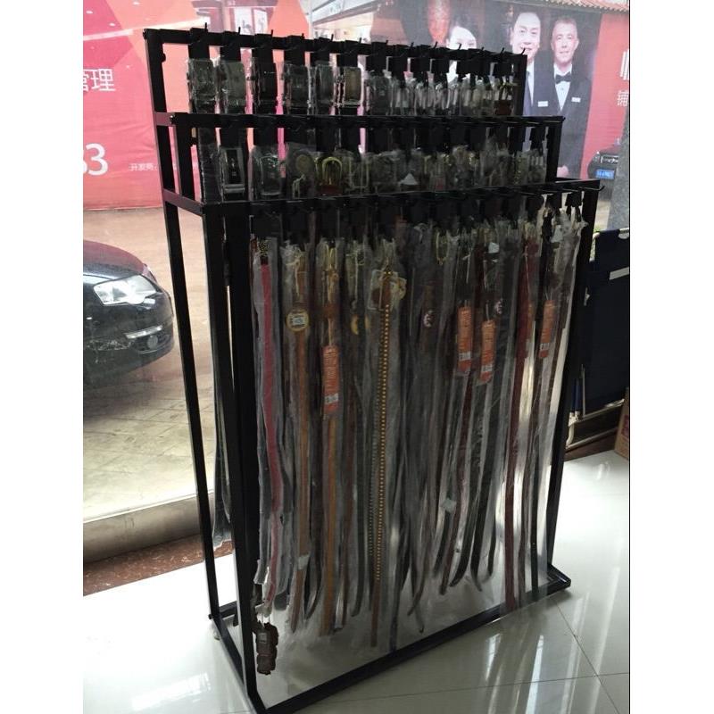 袜子腰带架子皮带展示架腰带展示落地架铁艺皮带架饰品架挂陈列架