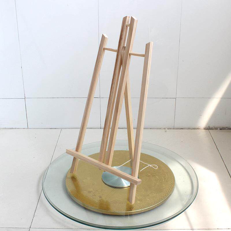 儿童学生迷你小画架40*50木制桌面画架实木装饰画架梯形三角支架
