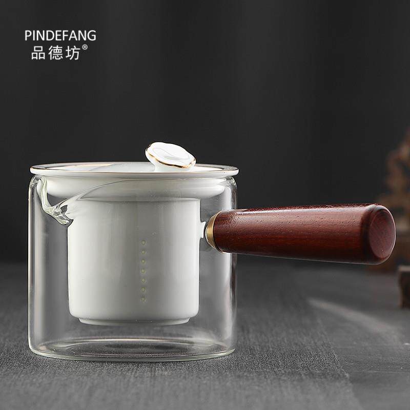 玻璃茶壶套装功夫茶具家用陶瓷内胆过滤侧把煮茶器自动泡茶电陶炉