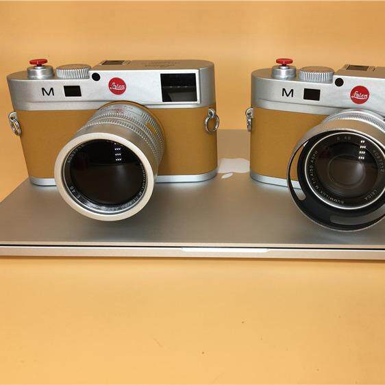 爱马棕黄徕卡复古相机模型样板房摆件展示模特摄影道具