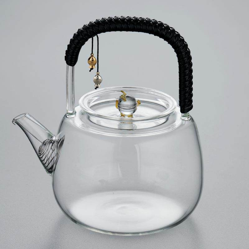 电陶炉煮茶炉家用茶炉茶具玻璃烧水壶蒸茶壶全自动小型煮水壶套装