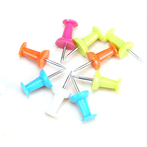 照片墙软木板钉摁钉照片画图钉装饰彩色儿童工字钉大头钉子小图钉