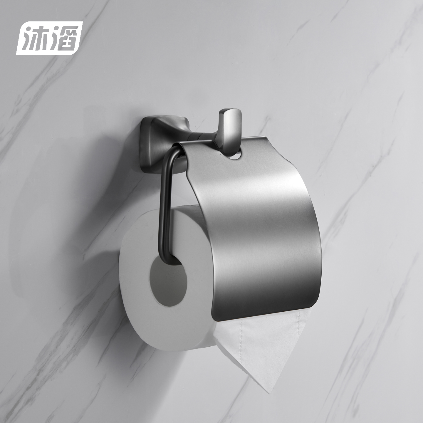 不锈钢免打孔卫生间枪灰色