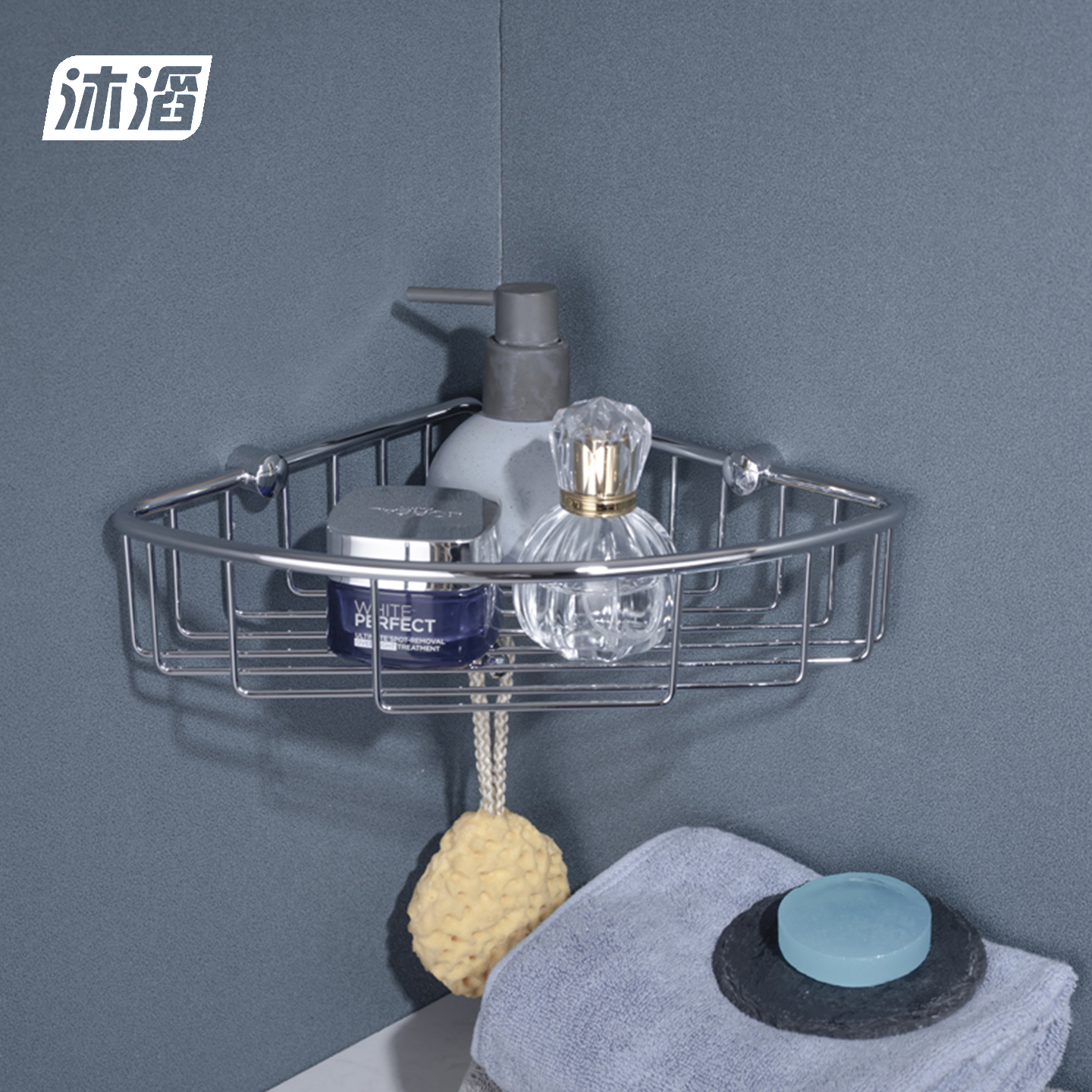 沐滔MUTA高端全铜三角置物架