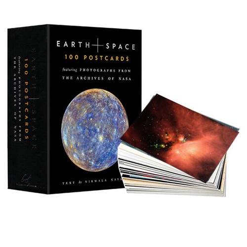 nasa明信片盒装地球宇宙