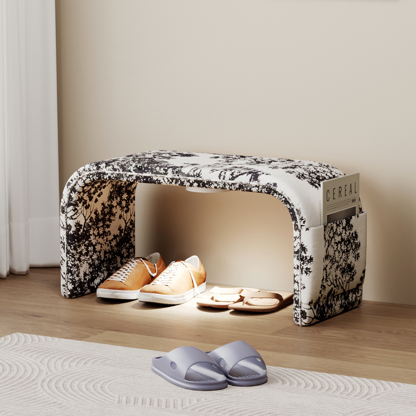 耶特入户门换鞋凳轻奢高级感