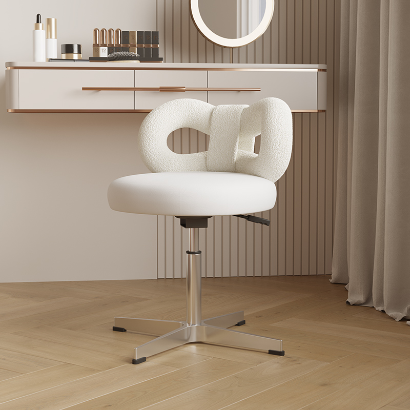可升降可选装不锈钢原创梳妆椅