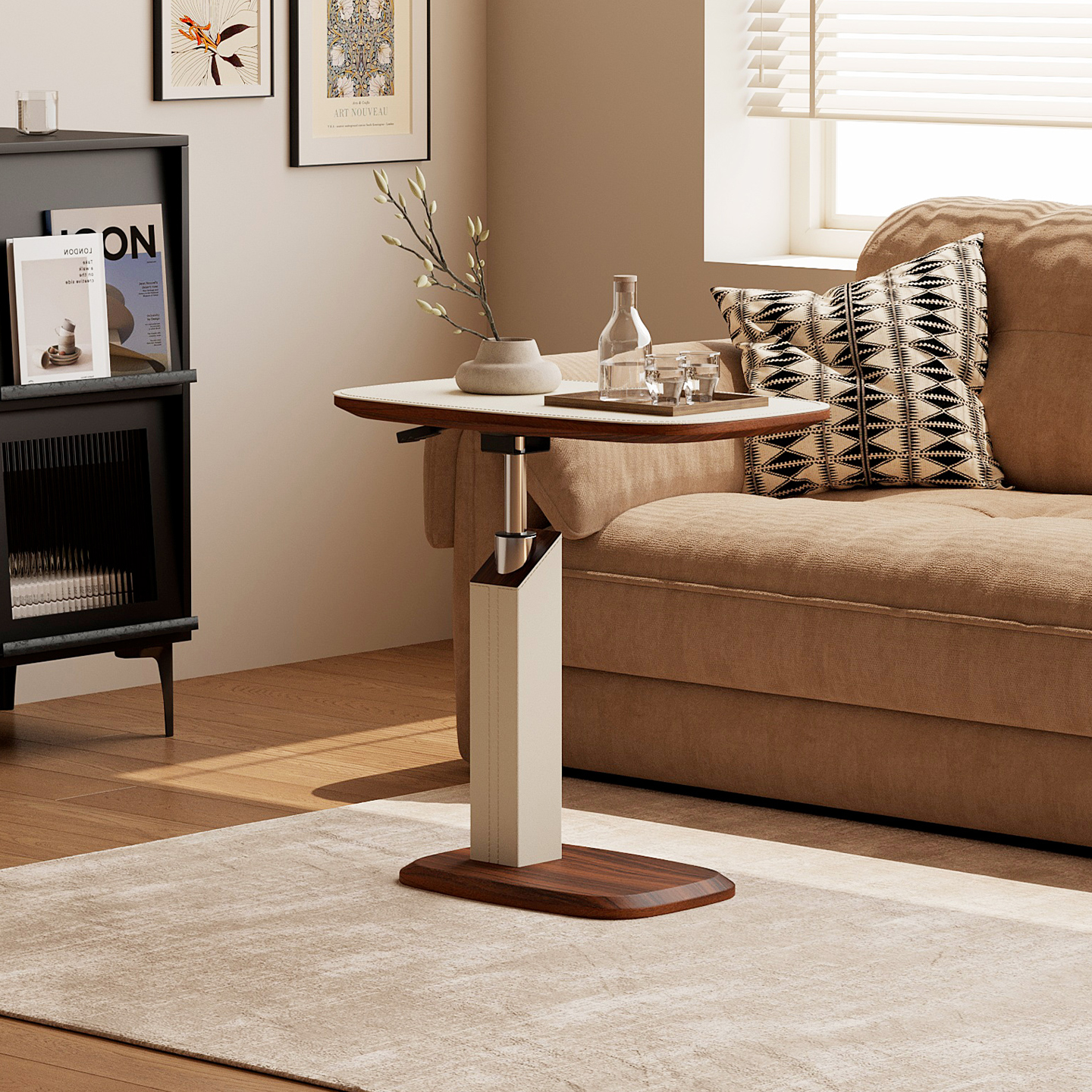 耶特可移动升降小户型边几