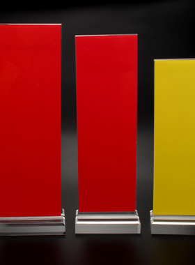 牌位架透明亚克力夹纸牌位带座立起来架子大中小号