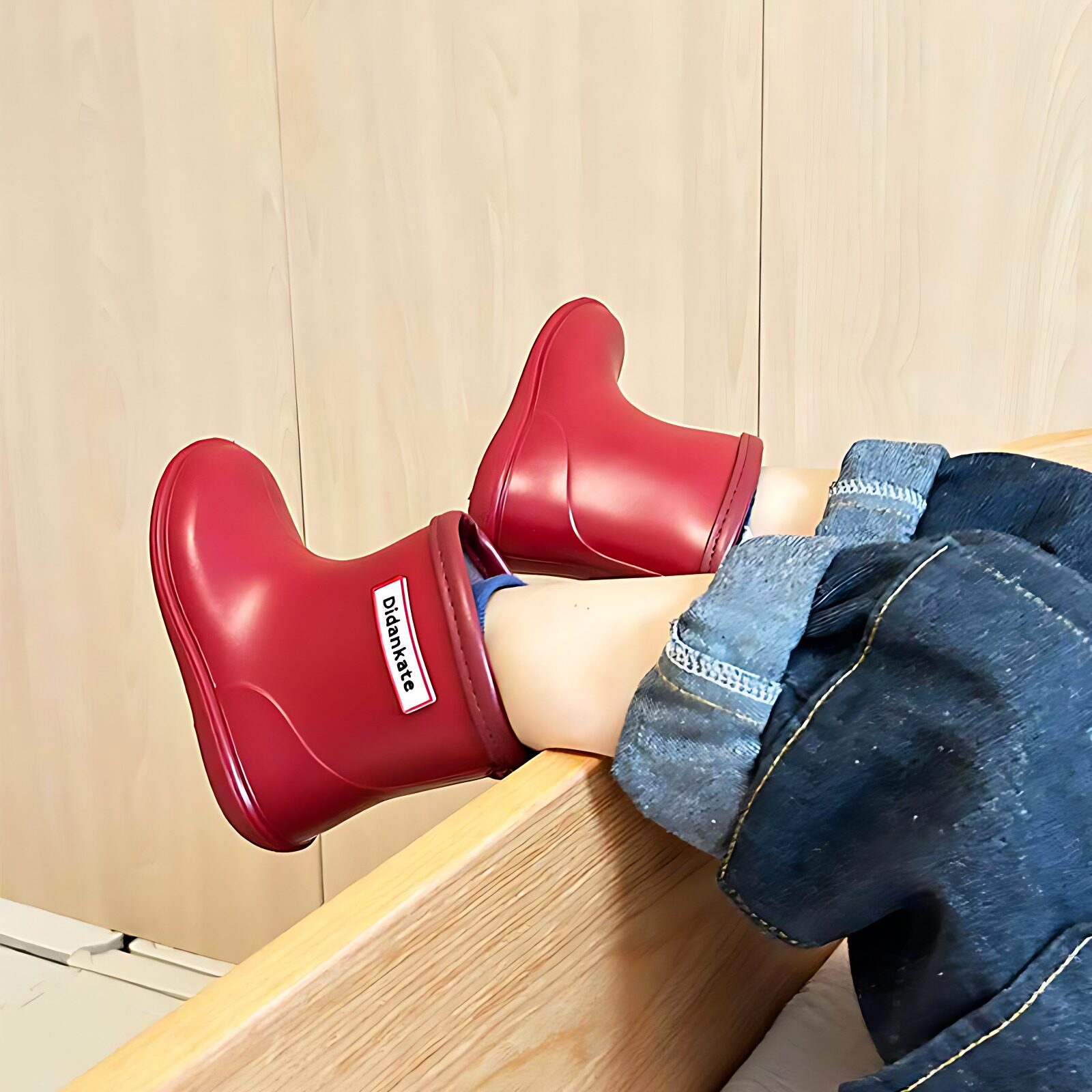 儿童雨鞋女孩男童幼儿园专用上学新型防滑防水小雨靴超轻长筒宝宝