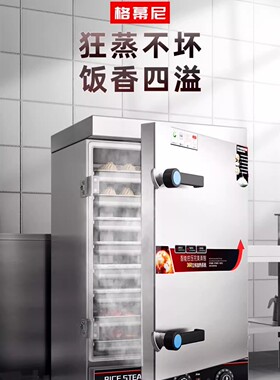 蒸饭柜商用蒸饭车机食堂大小型全自动包子馒头米饭燃气电蒸饭箱炉