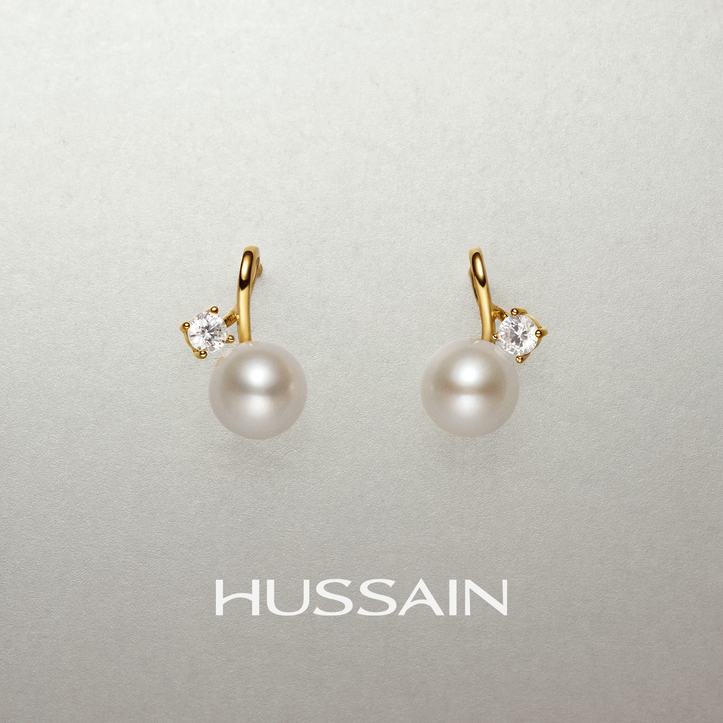 赫生银镀金原创设计天然海水珍珠