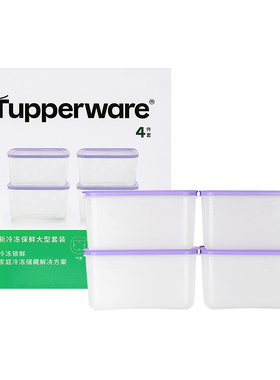 【政府补贴】特百惠雪影冷冻冷藏保鲜盒密封储藏2.5L大容量收纳