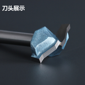 1/4柄修边机刀头花边刀雕刻机刀J具橱柜门板木工开槽镂铣