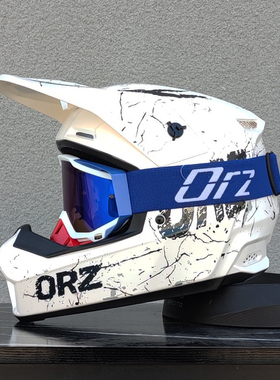 ORZ越野摩托车头盔男女ATV拉力卡丁车山地自行车速降全盔四季3C