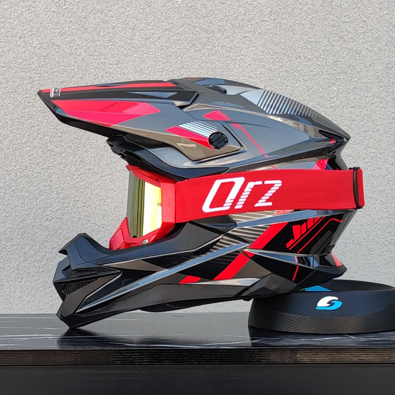 JIEKAI越野摩托车头盔男女卡丁车拉力高赛山地车速降四季3C认证