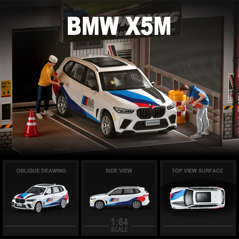 164彩珀CCA宝马X5M合金小汽车