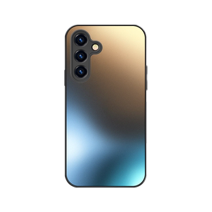 适用三星s24手机壳光韵磨砂玻璃galaxys24ultra新款防摔s24+外壳全包男女超薄简约高级感商务保护套