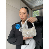 Lonslan 质感百搭宴会手提包 亮片精致韩版 BAG 2025春夏时尚