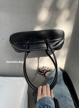 Lonslan BAG 2023冬季新款小众设计高级质感简约气质单肩腋下包女