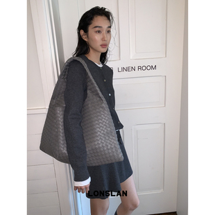 百搭耐看大容量手提腋下包 2025NEW早秋编织时尚 Lonslan BAG
