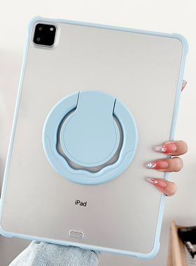 适用于三星tabs10保护套Galaxy TabS9平板保护壳s10FE亚克力S9+电脑12.4英寸360旋转支架硬磨砂11防弯A9十8.7