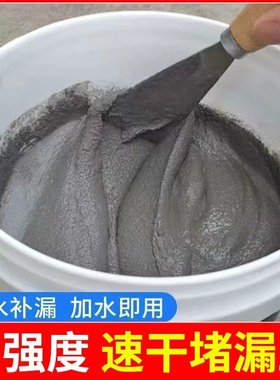 堵漏王速干水泥防水补漏材料屋顶裂缝胶剂卫生间地漏水不漏速凝型