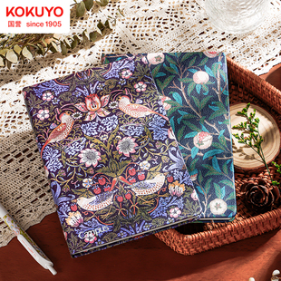 日本kokuyo国誉V&A博物馆联名硬面本A5笔记本加厚商务办公学习本子复古配色记事本硬封面日记本