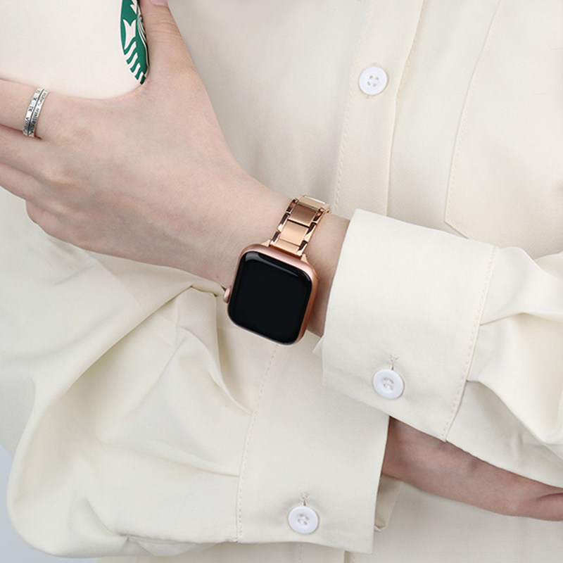 iwatch表带高级小蛮腰三株表链图片