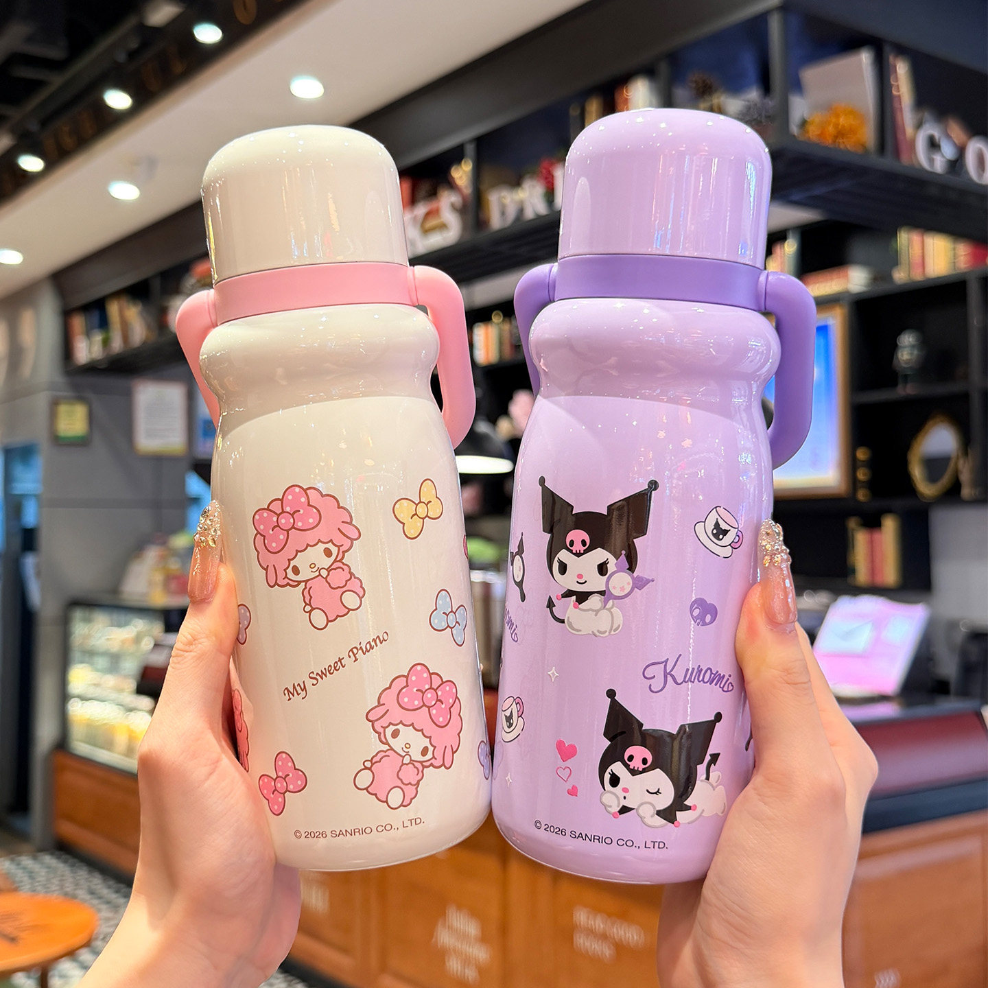 儿童保温杯女生高颜值带盖水壶