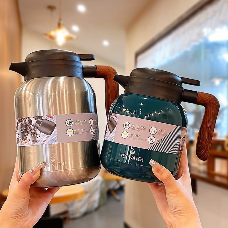 显温焖茶壶家用大容量保温壶316