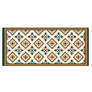 复古格子遮挡帘厨房橱柜门帘防尘拉帘柜子杂物遮丑布帘子遮挡杂物