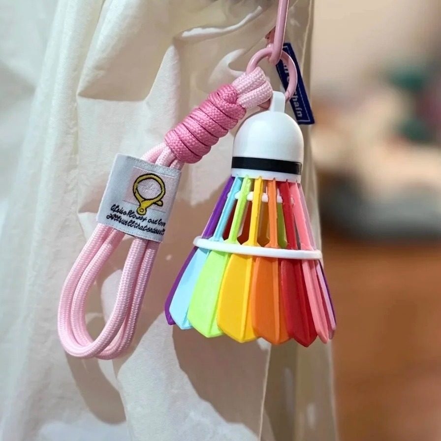 小红书同款创意彩虹羽毛球挂件高颜值球搭子包挂件装饰礼物送朋友,模玩/动漫/周边/娃圈三坑/桌游,动漫挂件/文具,淘宝优惠券,粉丝福利购,淘宝优惠卷