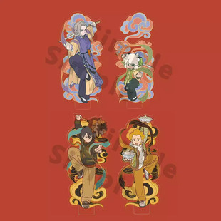 新款罗小黑战记门神亚克力立牌新年周边小黑鹿野甲乙卡通收藏摆件