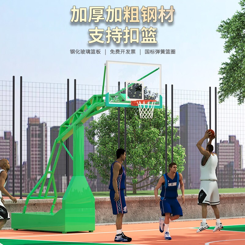 户外成人篮球架标准可移动家用室篮球架/篮球框