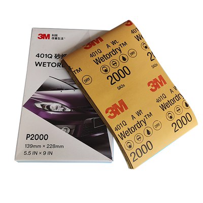 3M401Q汽车美容水磨砂纸2000目细