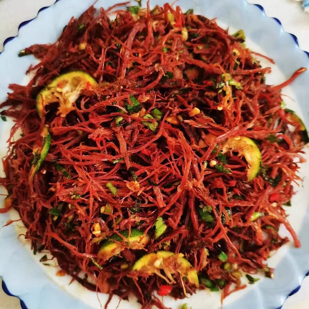 沧源佤山火烧香酥牛干巴云南特产临沧牛肉干条美食零食柠檬干巴