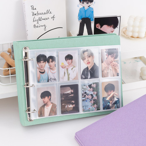 追星收纳a5八宫格小卡收纳册