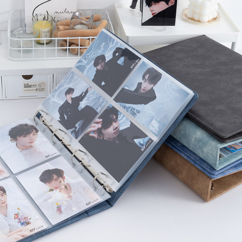 追星收纳A4九宫格牛仔卡册